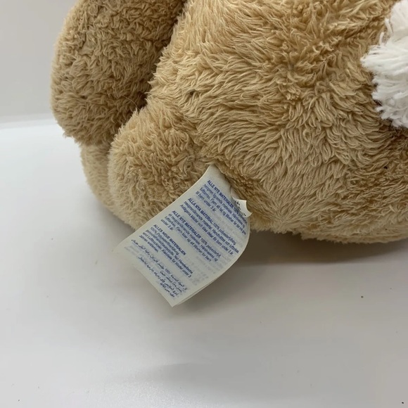 Build a Bear Pawlette Tan Bunny Bunny Rabbit with Floppy Pink Ears White Tail - Picture 9 of 14